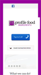 Mobile Screenshot of profilefoodingredients.com